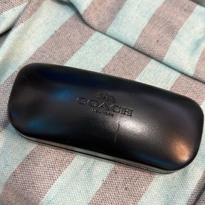 Coach New York Sunglass Eye glass Hard case Black